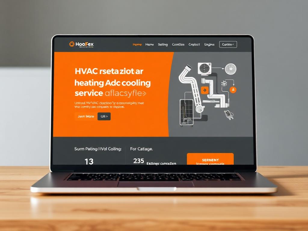 HVAC Contractor Websites example